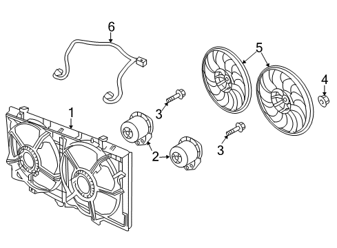 2012 Chevy Caprice Cooling System, Radiator, Water Pump, Cooling Fan Diagram 3 - Thumbnail