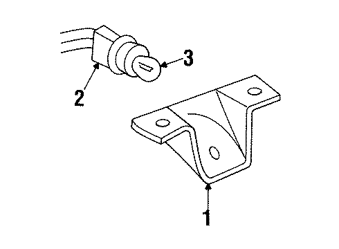 1999 Pontiac Bonneville License Lamps Diagram