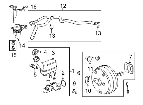 2010 Chevy Traverse Level Sensor Diagram for 22672096