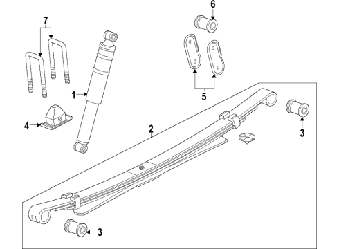 2020 Chevy Colorado Rear Suspension Diagram 1 - Thumbnail