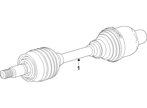 2022 Chevy Equinox Front Axle, Drive Axles Diagram