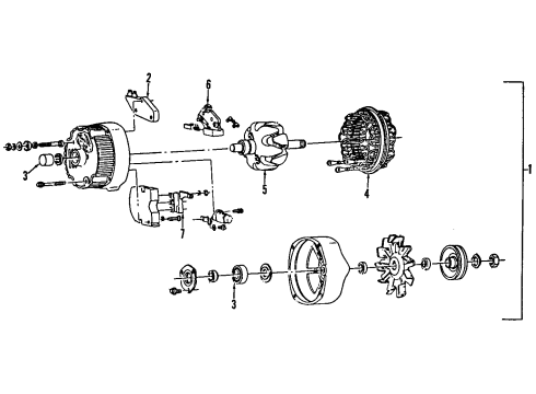1990 Chevy G20 Alternator Diagram