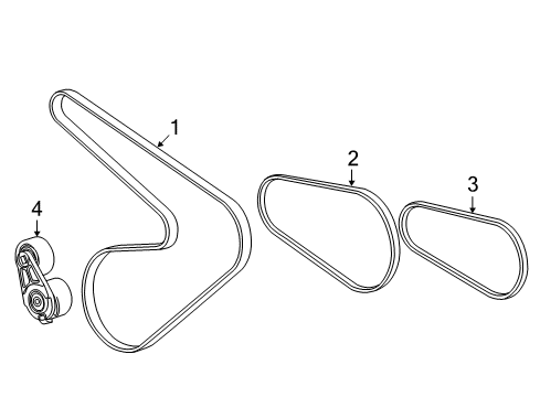 2015 Chevy Silverado 1500 Belts & Pulleys Diagram