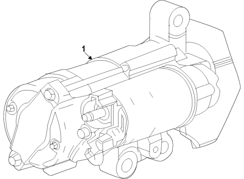 2020 Cadillac CT4 Starter Diagram