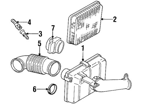 1999 Pontiac Bonneville Air Inlet Diagram
