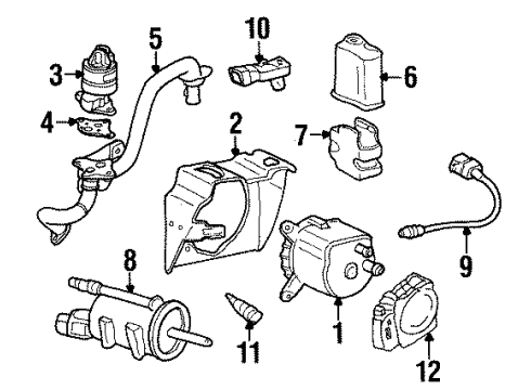 2001 Pontiac Firebird A.I.R. System Diagram