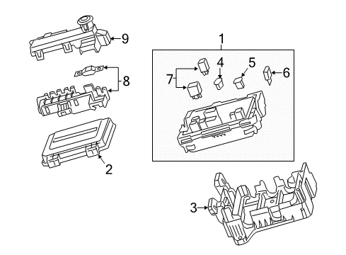 2013 Cadillac ATS Fuse & Relay Diagram
