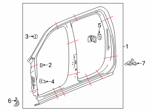 2023 Chevy Silverado 1500 Uniside Diagram 2 - Thumbnail