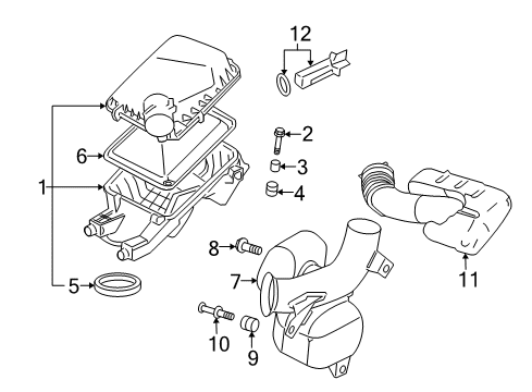 2007 Saturn Aura Filters Diagram 1 - Thumbnail