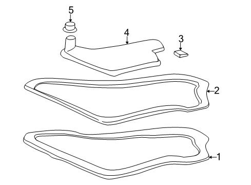 2008 Chevy Uplander Transaxle Parts Diagram