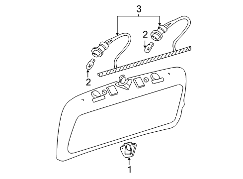 2003 Chevy Venture License Lamps Diagram