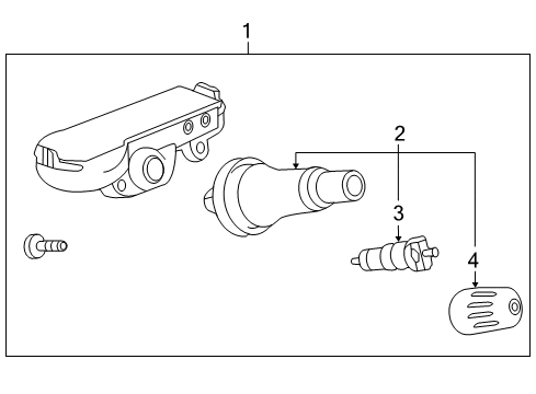 2017 Buick Regal Tire Pressure Monitoring Diagram