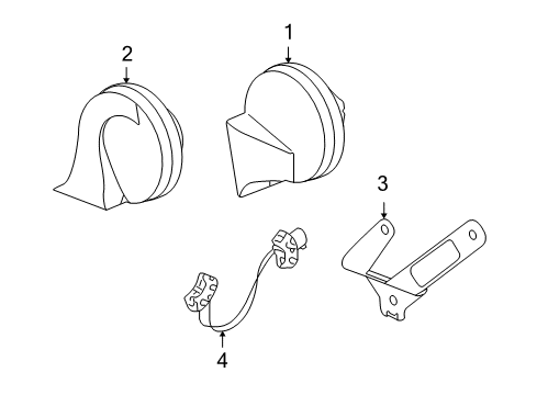 2008 Cadillac XLR Horn Diagram