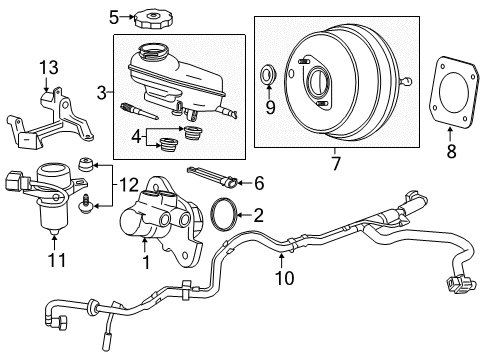 2019 Cadillac ATS Dash Panel Components Diagram 2 - Thumbnail