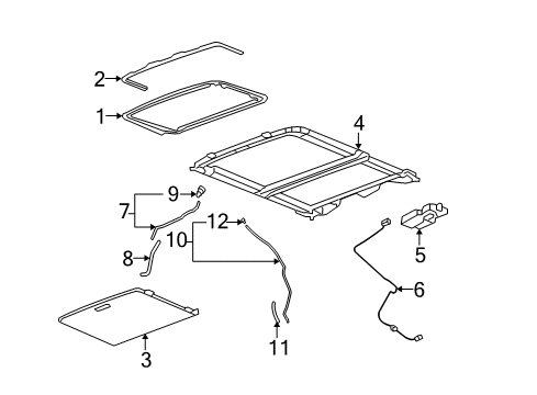 2006 Buick Lucerne Sunroof Diagram