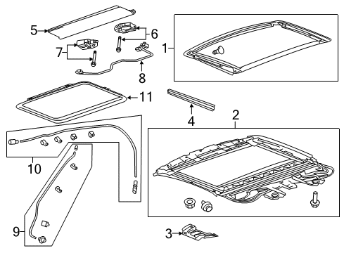2013 Cadillac CTS Motor Diagram for 25941302