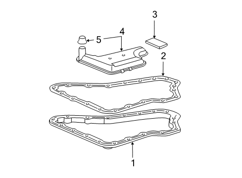 2005 Buick LeSabre Transaxle Parts Diagram