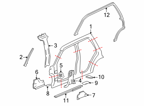 2007 Buick Rainier Uniside Diagram