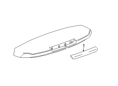 2017 GMC Yukon High Mount Lamps Diagram