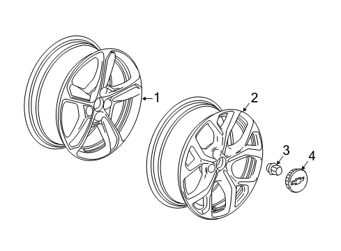 2017 Chevy Volt Wheels Diagram