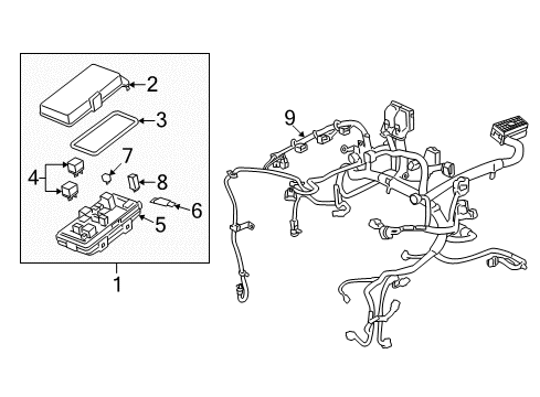2007 Saturn Aura Electrical Components Diagram 3 - Thumbnail