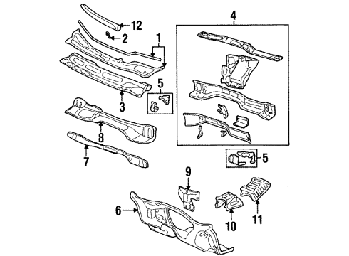 2002 Pontiac Grand Prix Cowl Diagram