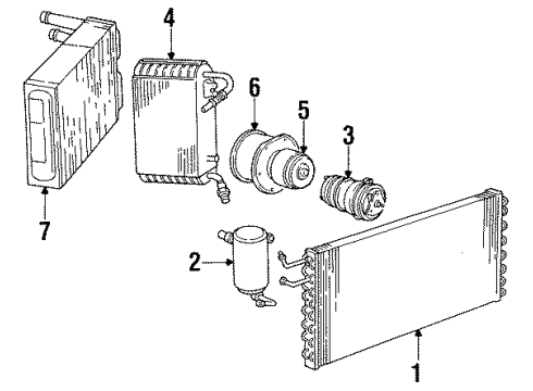 1987 GMC R1500 Suburban Control Valve Diagram for 15545676