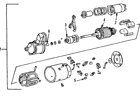 1984 Oldsmobile Omega Starter Diagram