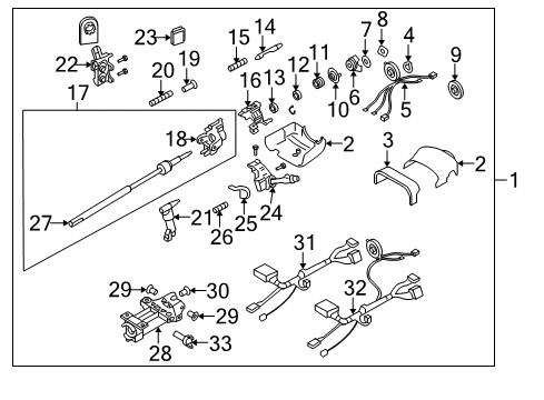 2004 Chevy Trailblazer Ignition Lock Diagram