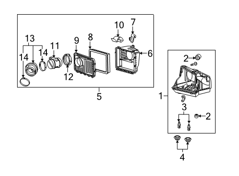 2005 Buick LaCrosse Air Intake Diagram