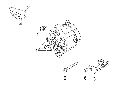 1999 Chevy Tracker Alternator Diagram 2 - Thumbnail