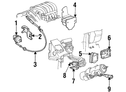 1999 Pontiac Bonneville Cruise Control System Diagram