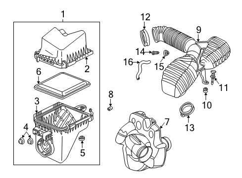 2006 Saturn Vue Camshaft Position Sensor Diagram for 12581922
