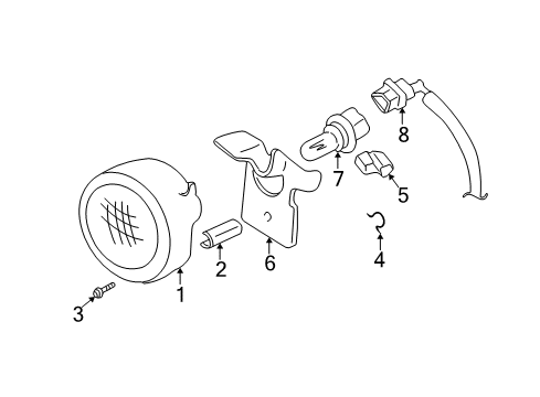 2004 Pontiac Sunfire Fog Lamps Diagram
