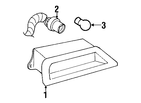1992 Pontiac Bonneville High Mount Lamps Diagram