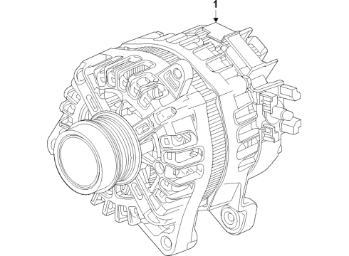 2020 Buick Encore GX Alternator Diagram 1 - Thumbnail