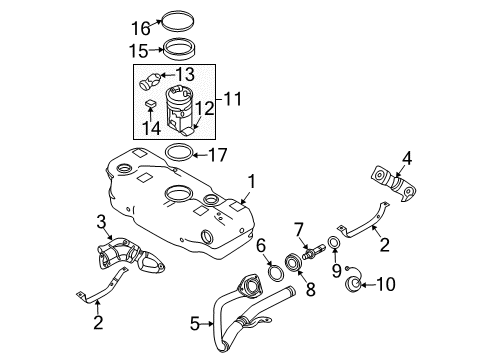 2010 Chevy Aveo5 Pressure Sensor Diagram for 12219388