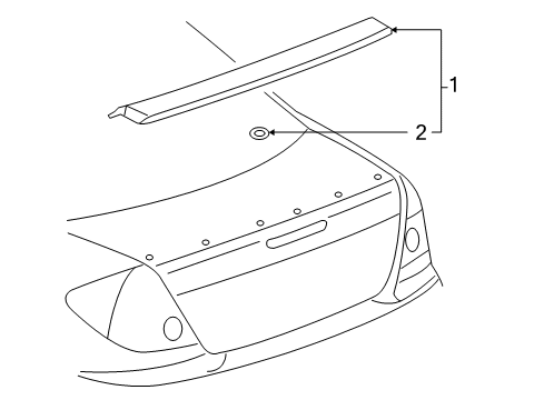 2006 Pontiac G6 Rear Spoiler Diagram