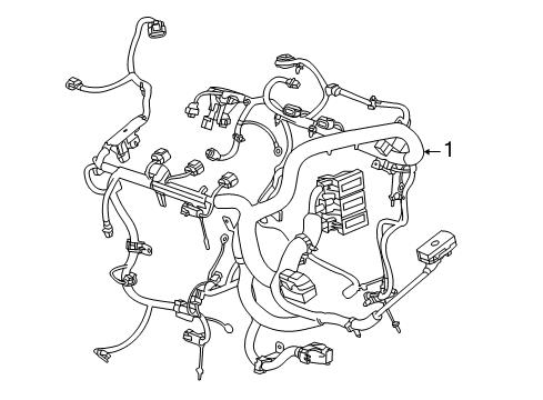2013 Cadillac ATS Wiring Harness Diagram