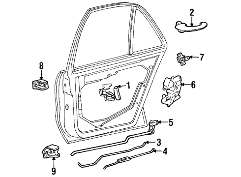1994 Buick LeSabre Hardware Diagram