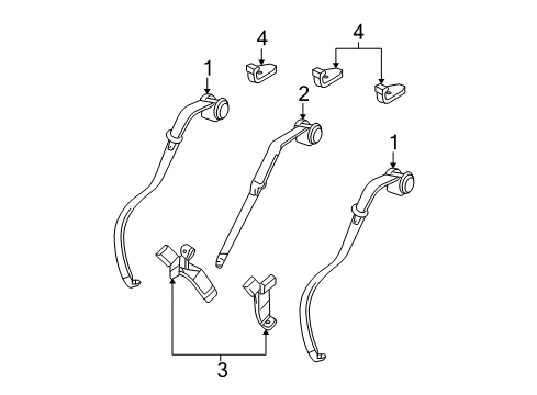 2007 Chevy Impala Seat Belt Diagram