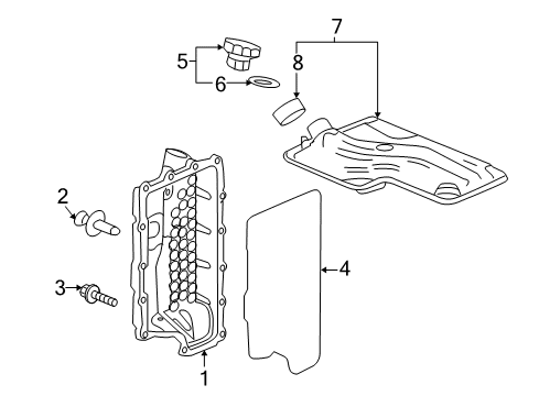 2015 Chevy Impala Limited Filter Diagram for 24276289
