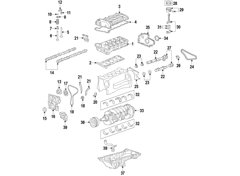 2012 GMC Canyon Oil Seal Diagram for 89017622