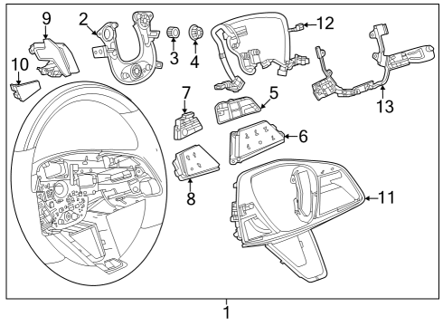 2023 Cadillac LYRIQ Gear Assembly Diagram for 87820242