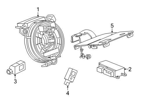 2021 Chevy Malibu Air Bag Components Diagram