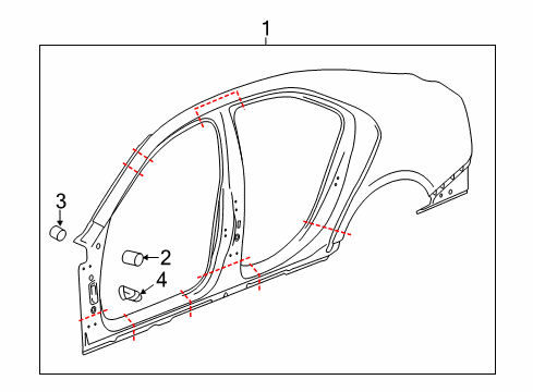 2016 Cadillac ATS Uniside Diagram