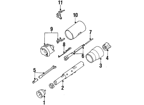 1986 Cadillac Seville Ignition Lock Diagram