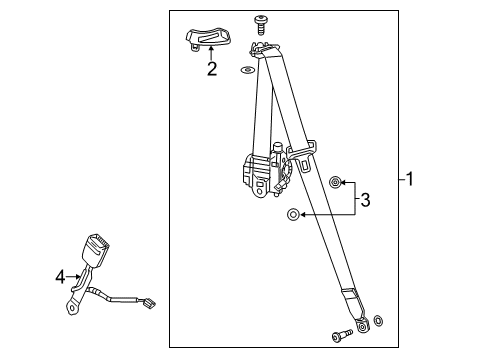 2012 Chevy Camaro Front Seat Belts Diagram 1 - Thumbnail