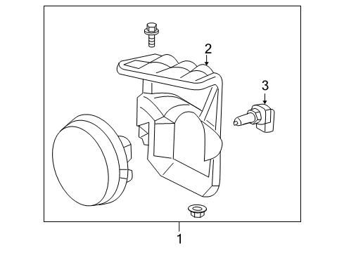 2006 GMC Sierra 3500 Fog Lamps Diagram