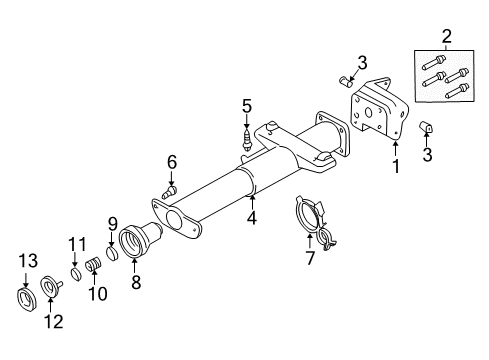 2004 Chevy Impala Housing & Components Diagram